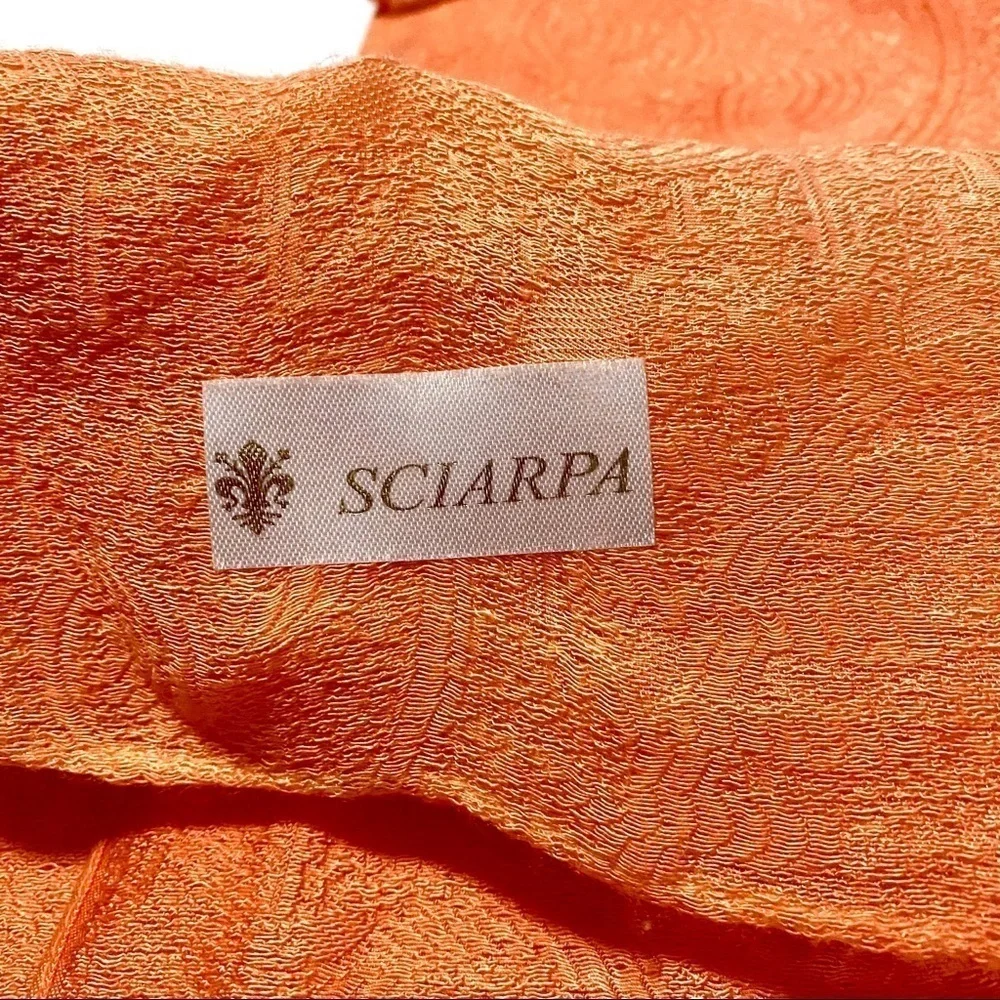 Sciarpa Lightweight Floral Lace Scarf 74”x56” Timeless Classic Traditional